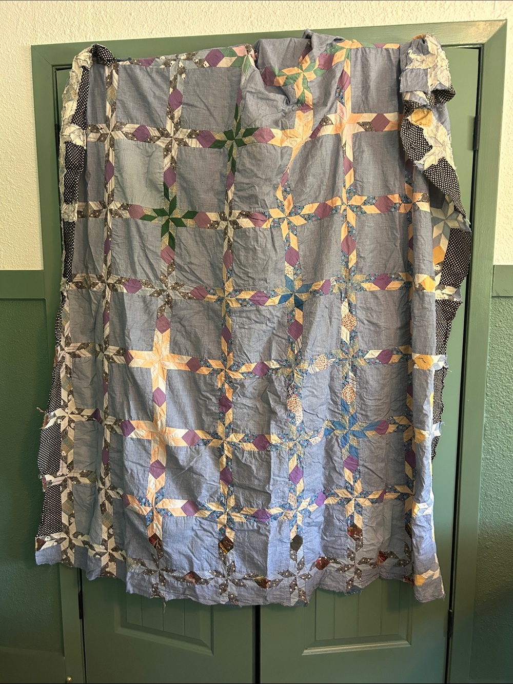 Vintage quilt top